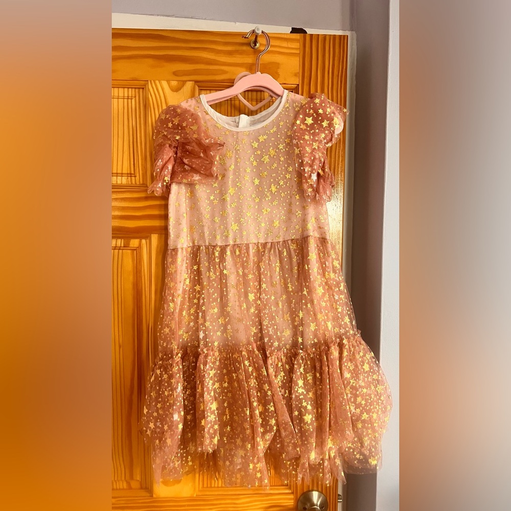 Lola and the boys GOLDIE STAR DRESS